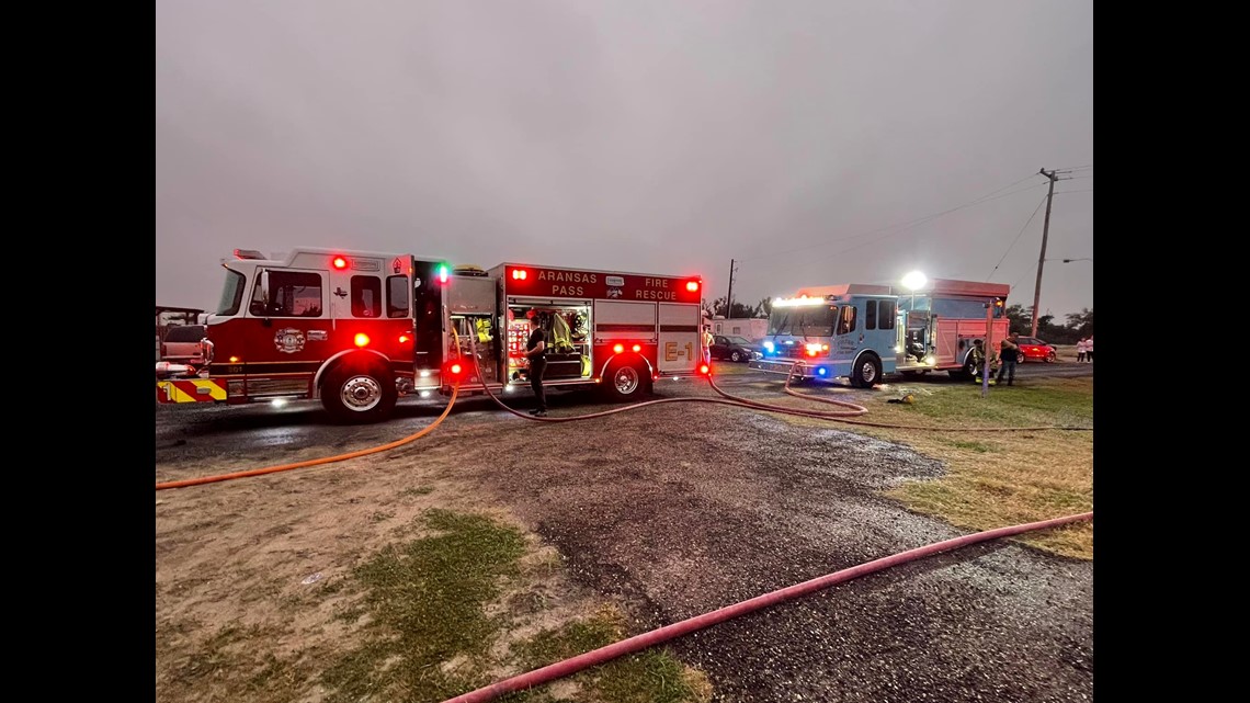 Two Rvs Lost In Morning Aransas Pass Fire Kiiitv