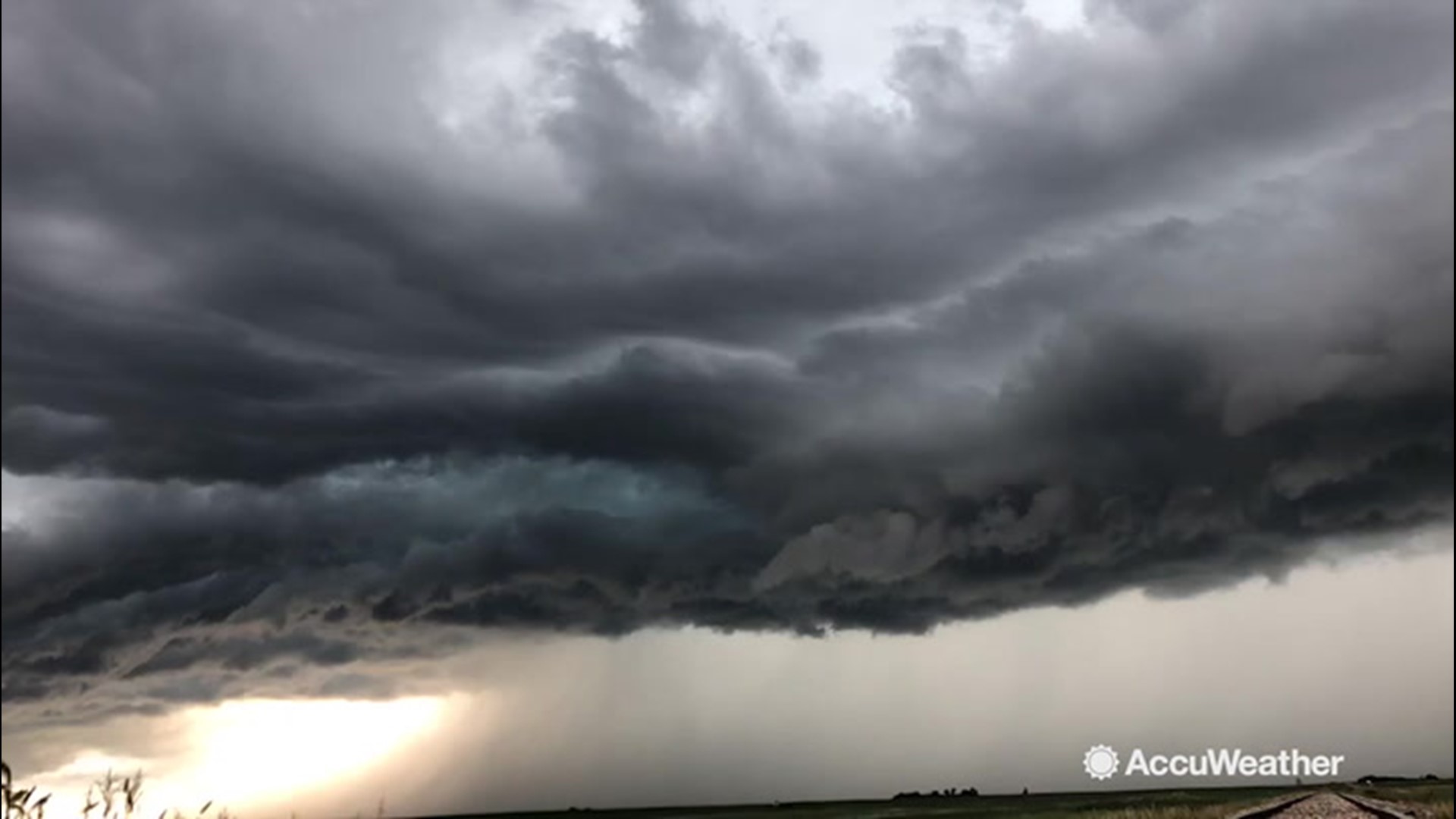 As storms hit the area along Montana and Canada on June 28, you can see what exactly was happening there with this timelapse from Assiniboia, Saskatchewan.