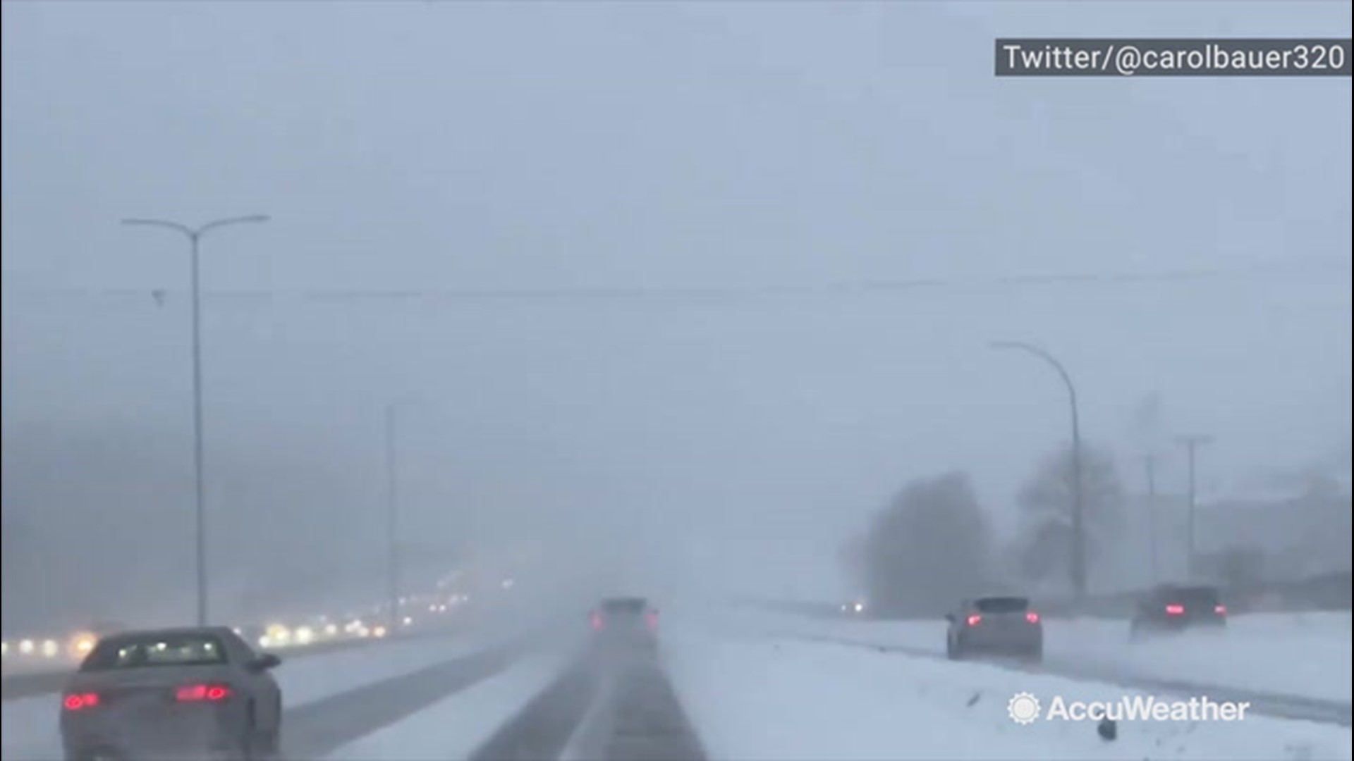 On Monday morning, Dec. 9, snow plagued the roads of Minneapolis, Minnesota.