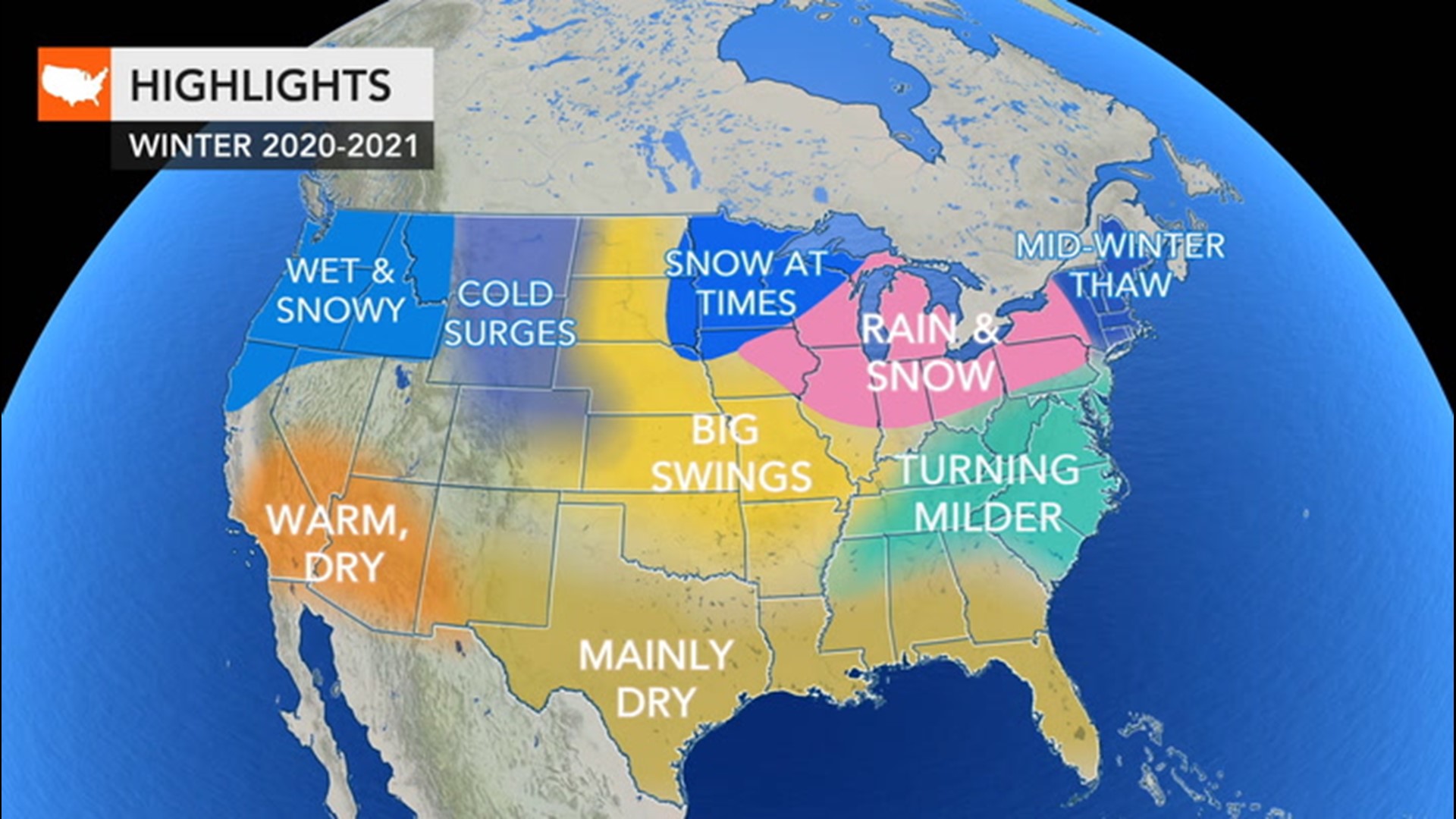 AccuWeather's 20202021 US winter forecast