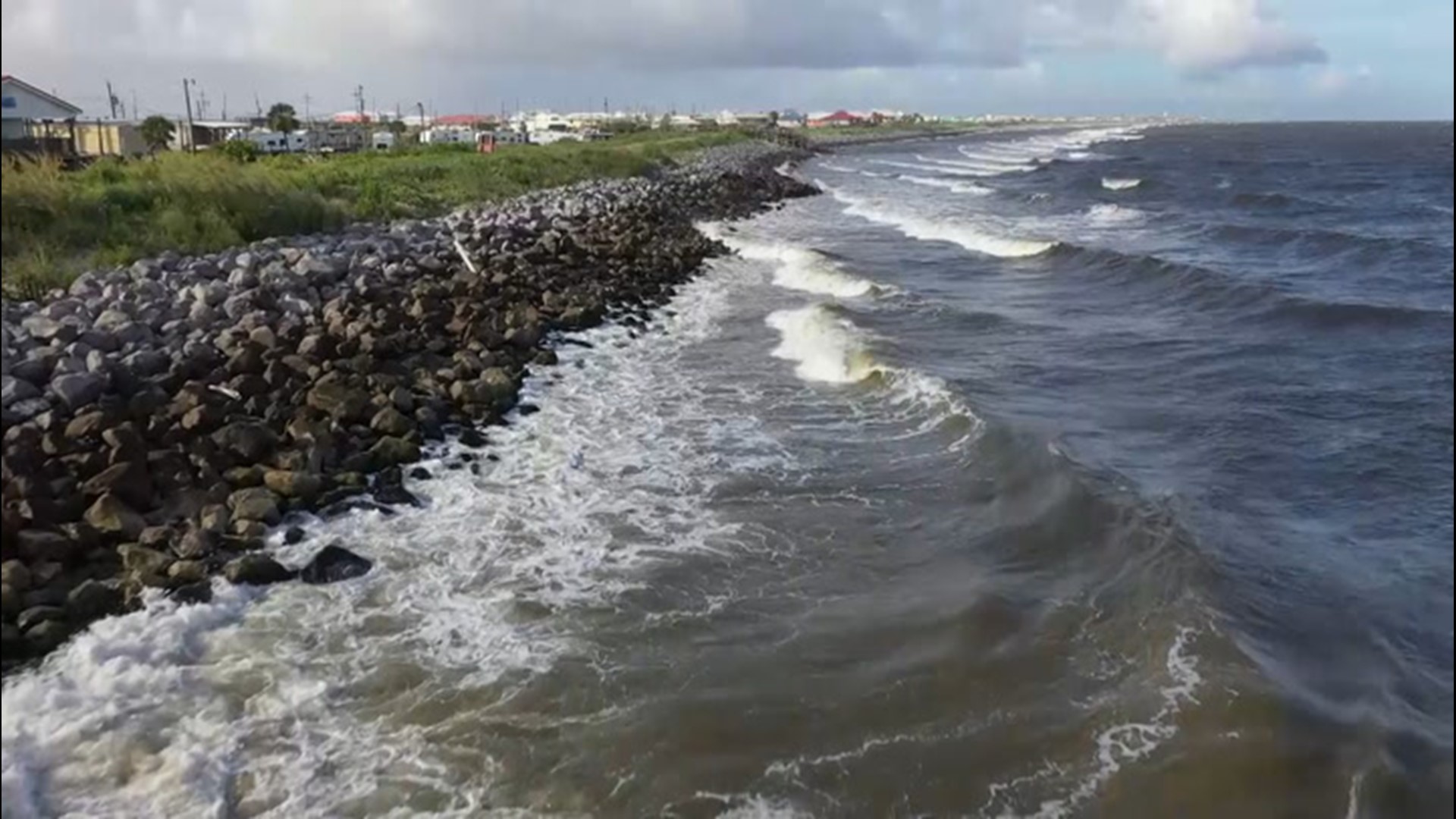 High surf and rip tides ahead of Tropical Storm Cristobal have already started creating problems for people along the coast of Louisiana.