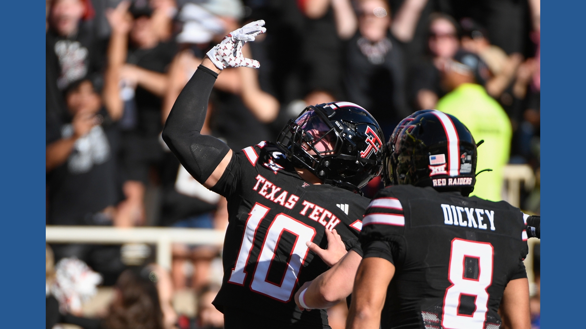 LB's TD: Jacob Rodriguez strikes Heisman pose again as No. 8 Texas Tech ...