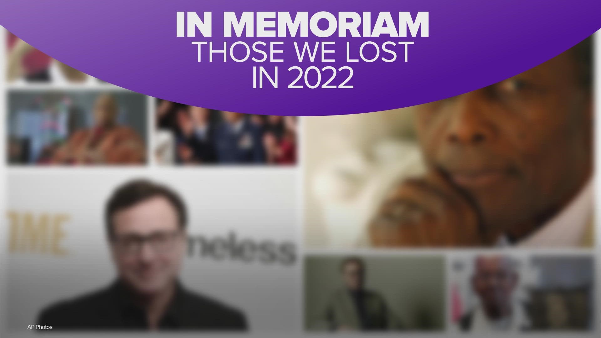 A trailbazing actor, a beloved TV dad, a rock and roll giant and three centenarians who served in World War II are some of the legends we lost in 2022.