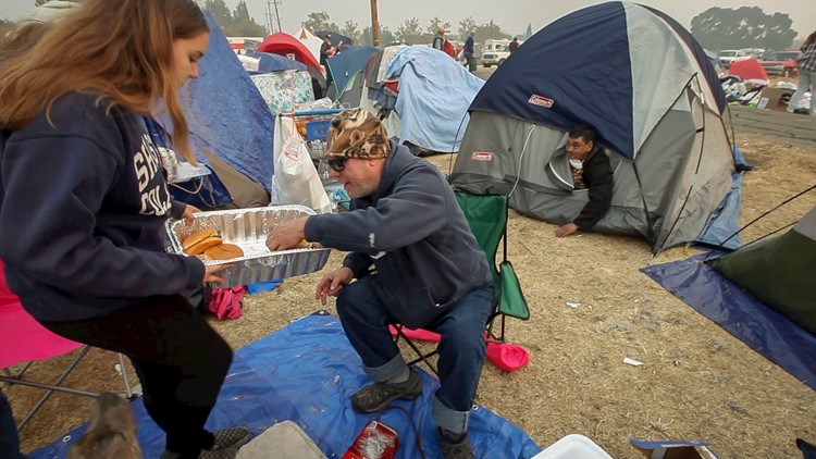 Lost and desperate, Camp Fire's tent city residents face ...