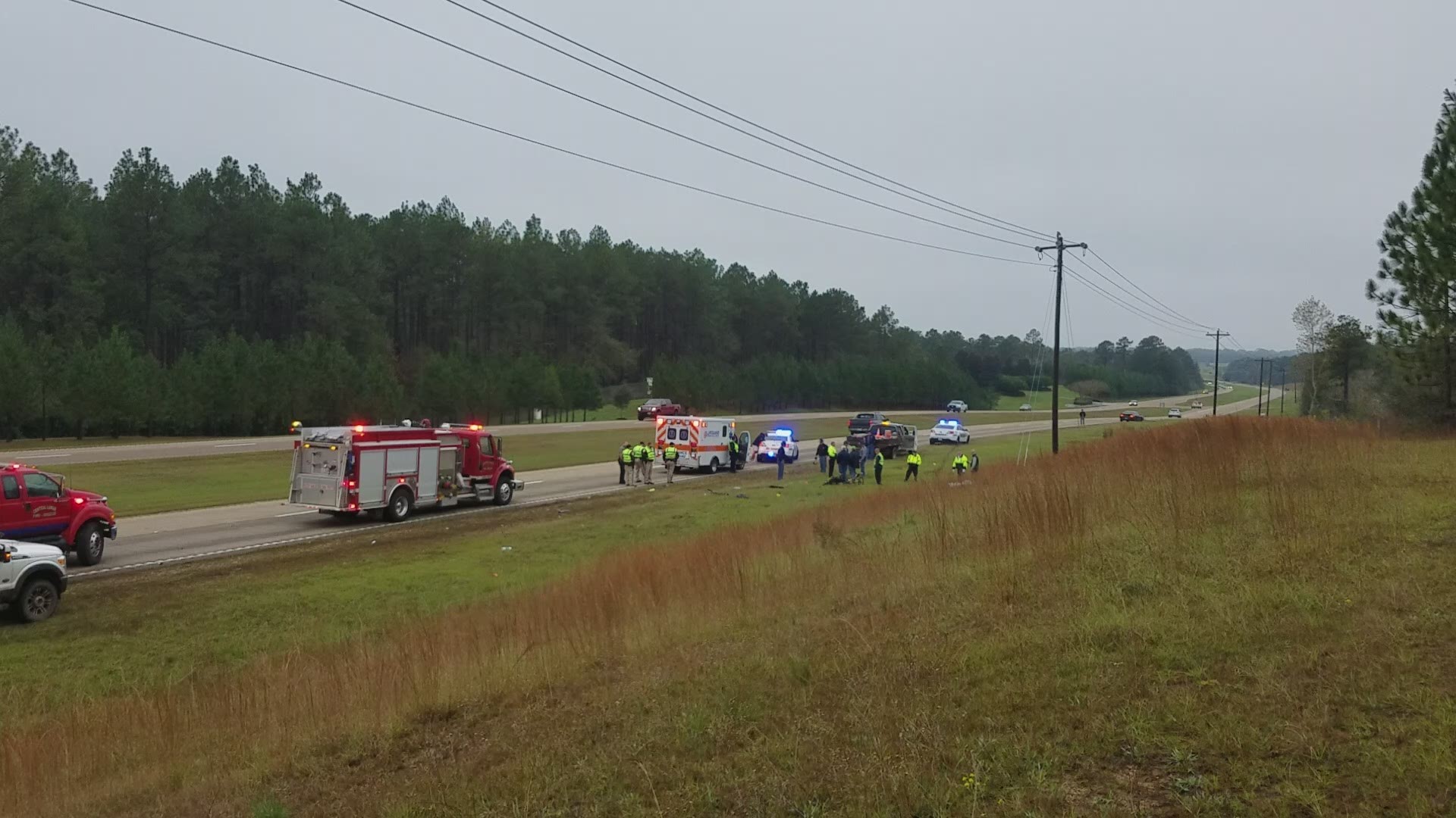 A cyclist raising money for childhood cancer research was killed Tuesday, Nov. 13, 2018, on U.S. 98 in Lamar County, Mississippi. Courtesy of Central Lamar VFD, Hattiesburg American