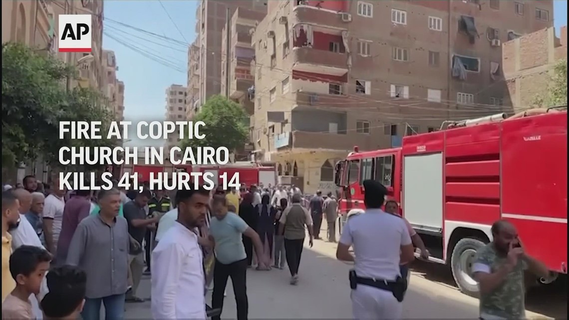 Fire in Cairo Coptic Church kills 41