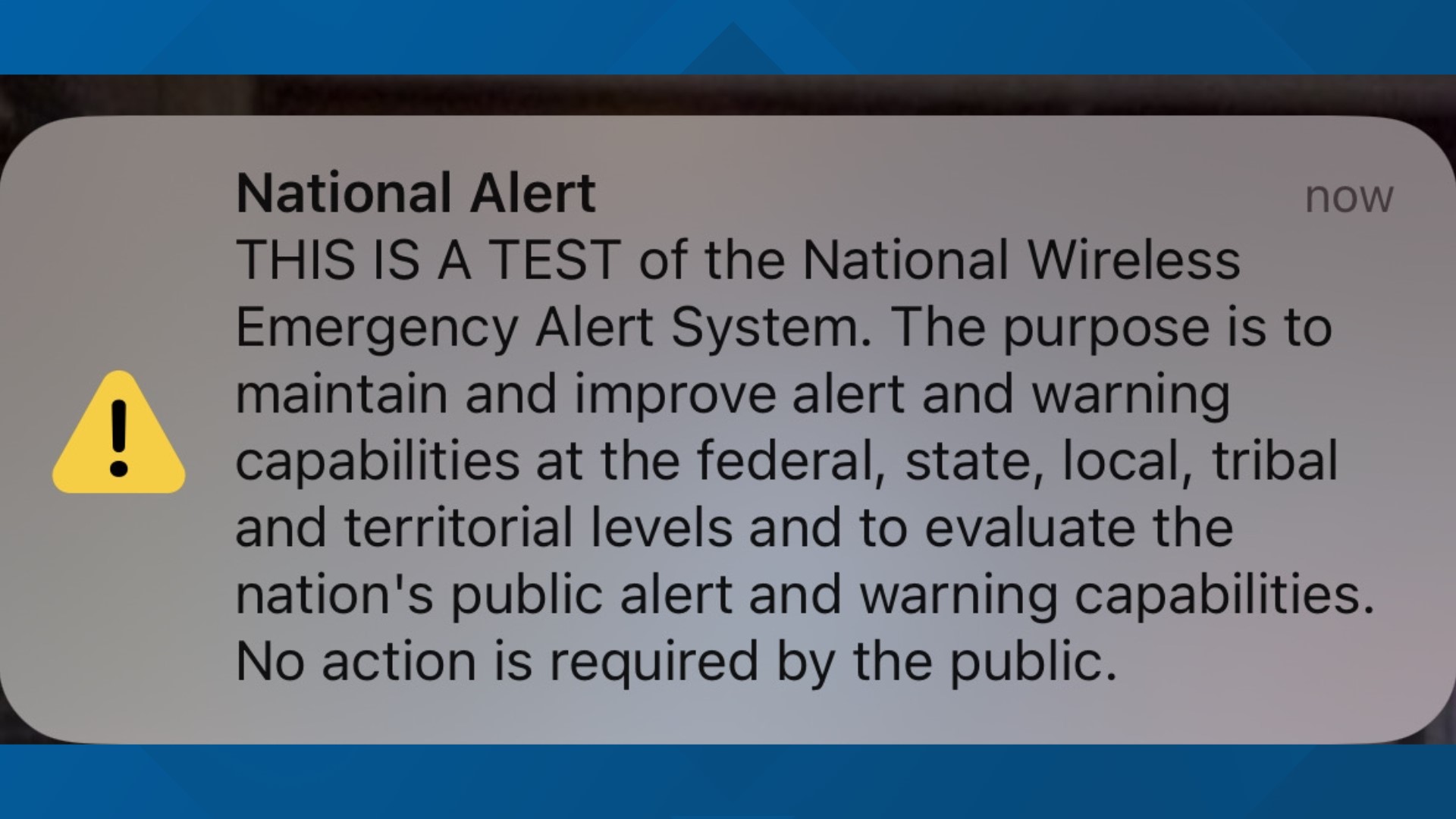 Why was there an emergency alert today? EAS test on Wednesday | kiiitv.com
