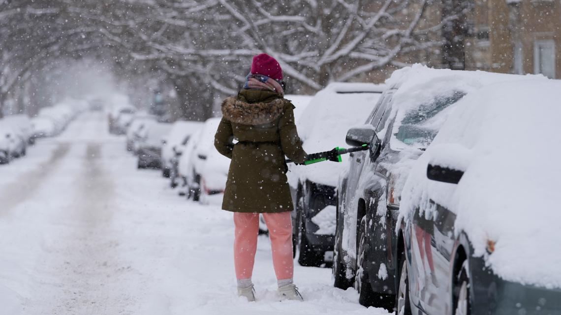 More than 1 million without power as winter storm drops snow and ice across half the country on Sunday