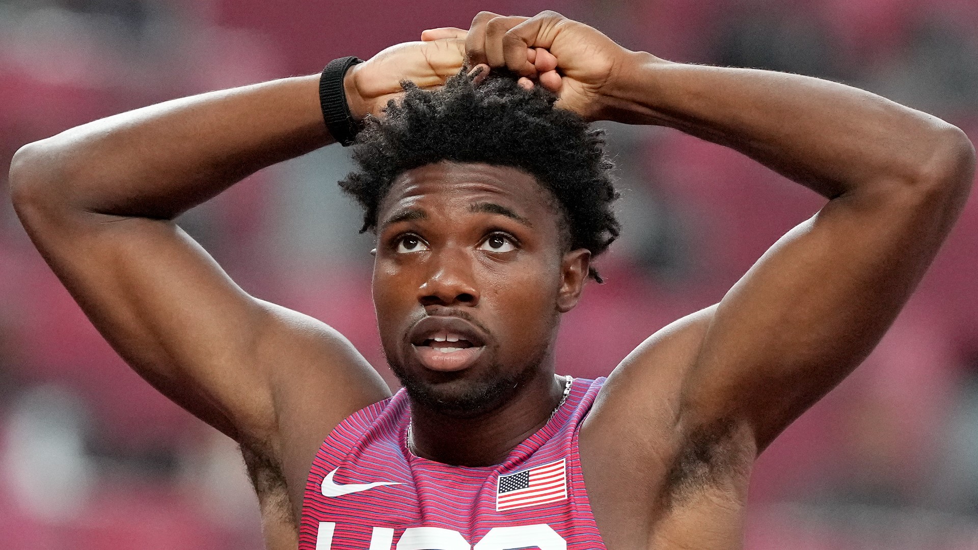 The U.S. could sweep the men's 200-meter race with Noah Lyles, Kenny Bednarek and Erriyon Knighton in the final, plus skateboarding wraps up competition Wednesday.