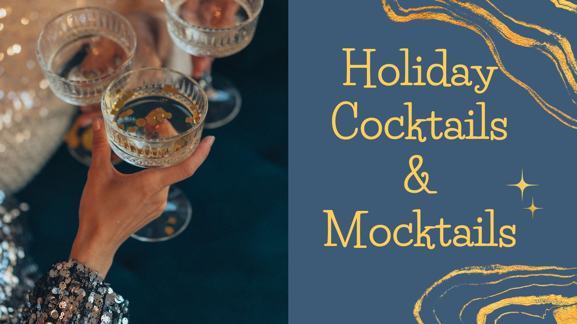 Tis the season for festive holiday drinks. Here’s a look at some ideas for cocktails and mocktails.