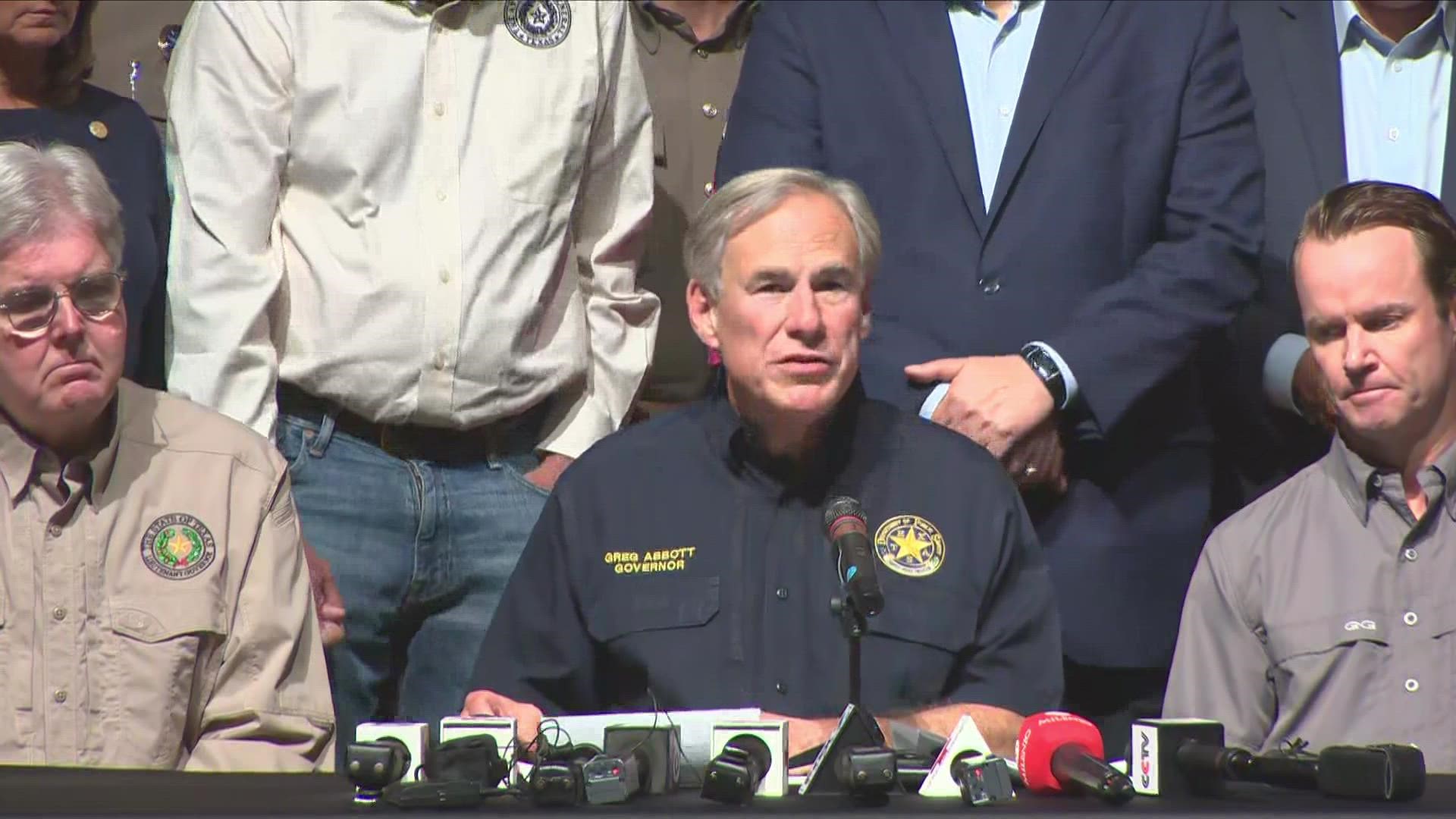 Gov. Abbott provided mental health resources for individuals, including law enforcement, affected by the mass shooting at a Texas elementary school.