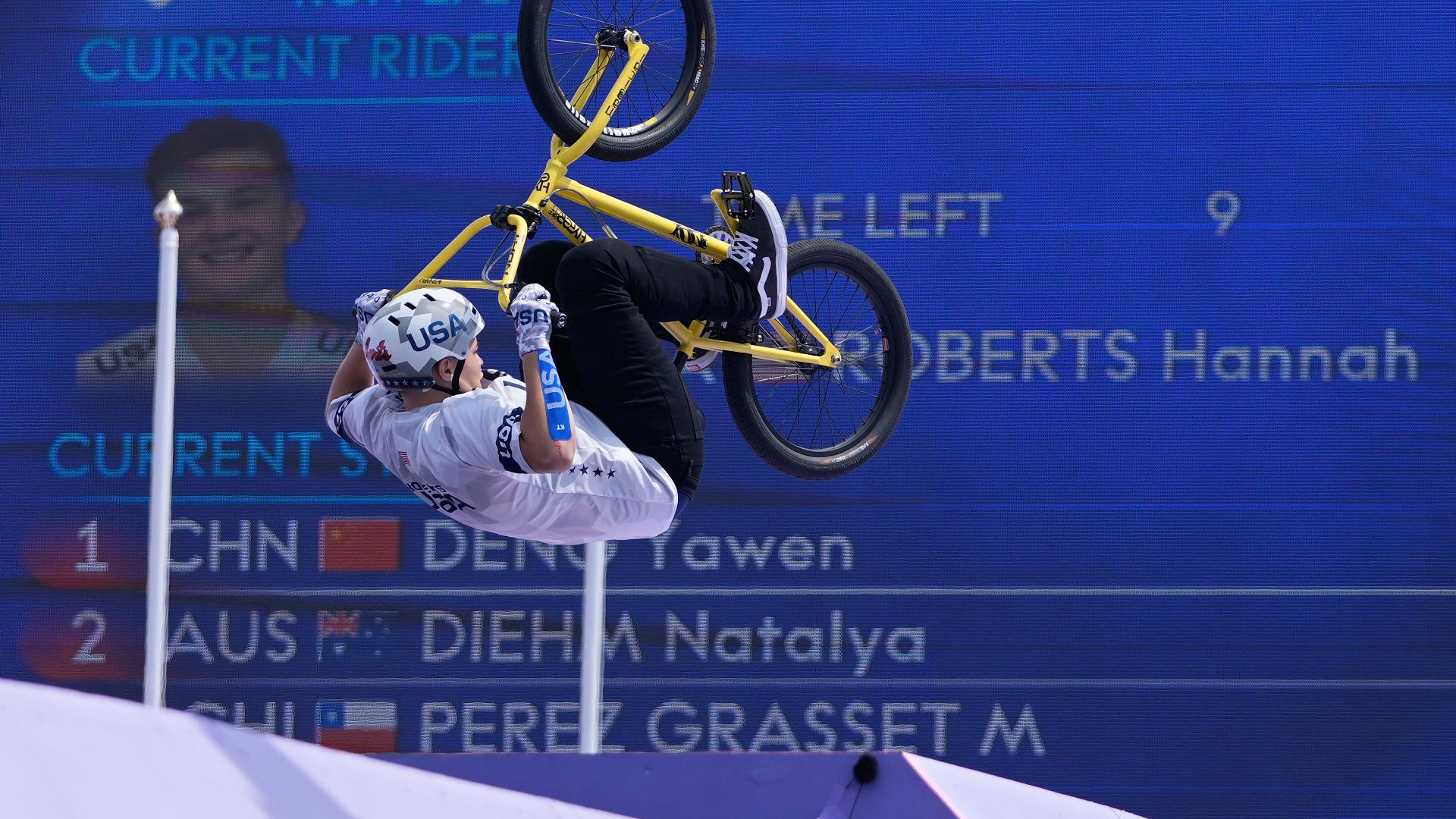 Women's freestyle BMX Here's how Team USA's Hannah Roberts did