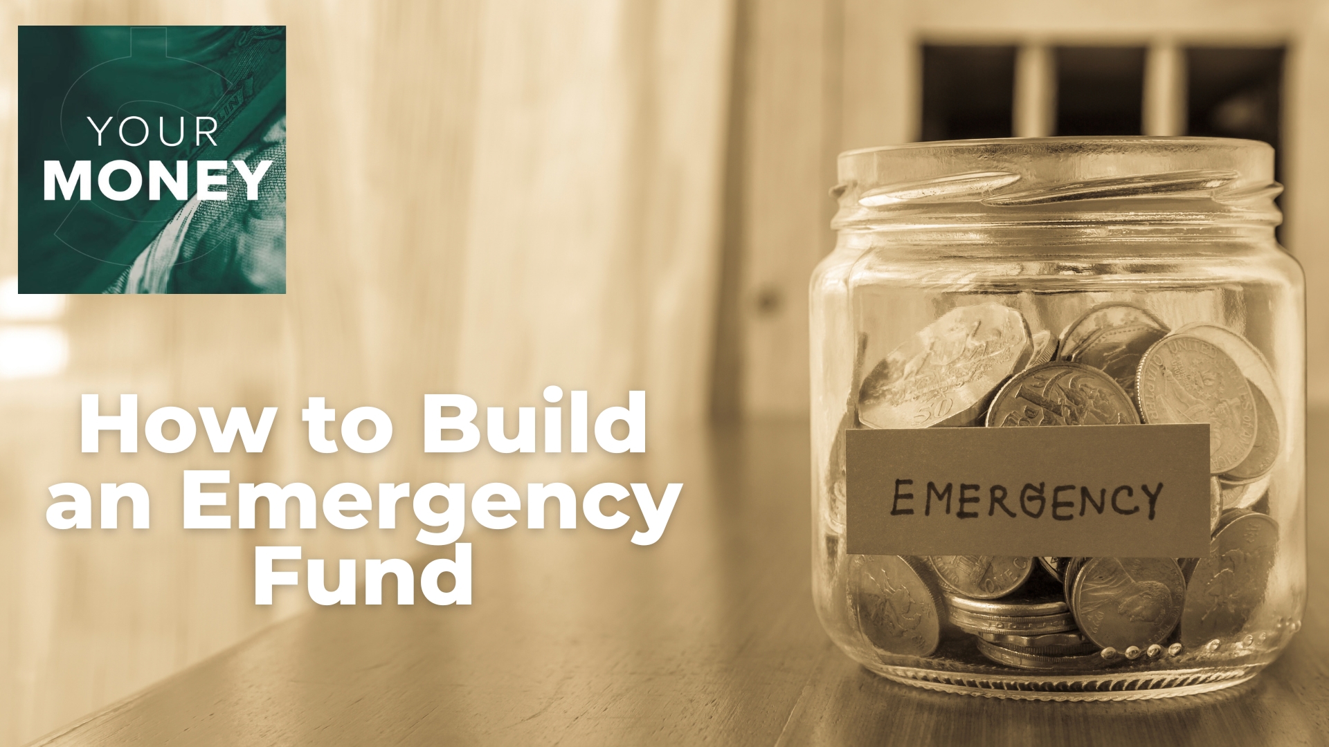 Host, Gordon Severson sits down with an expert to talk about the importance of an emergency fund and how to build one.