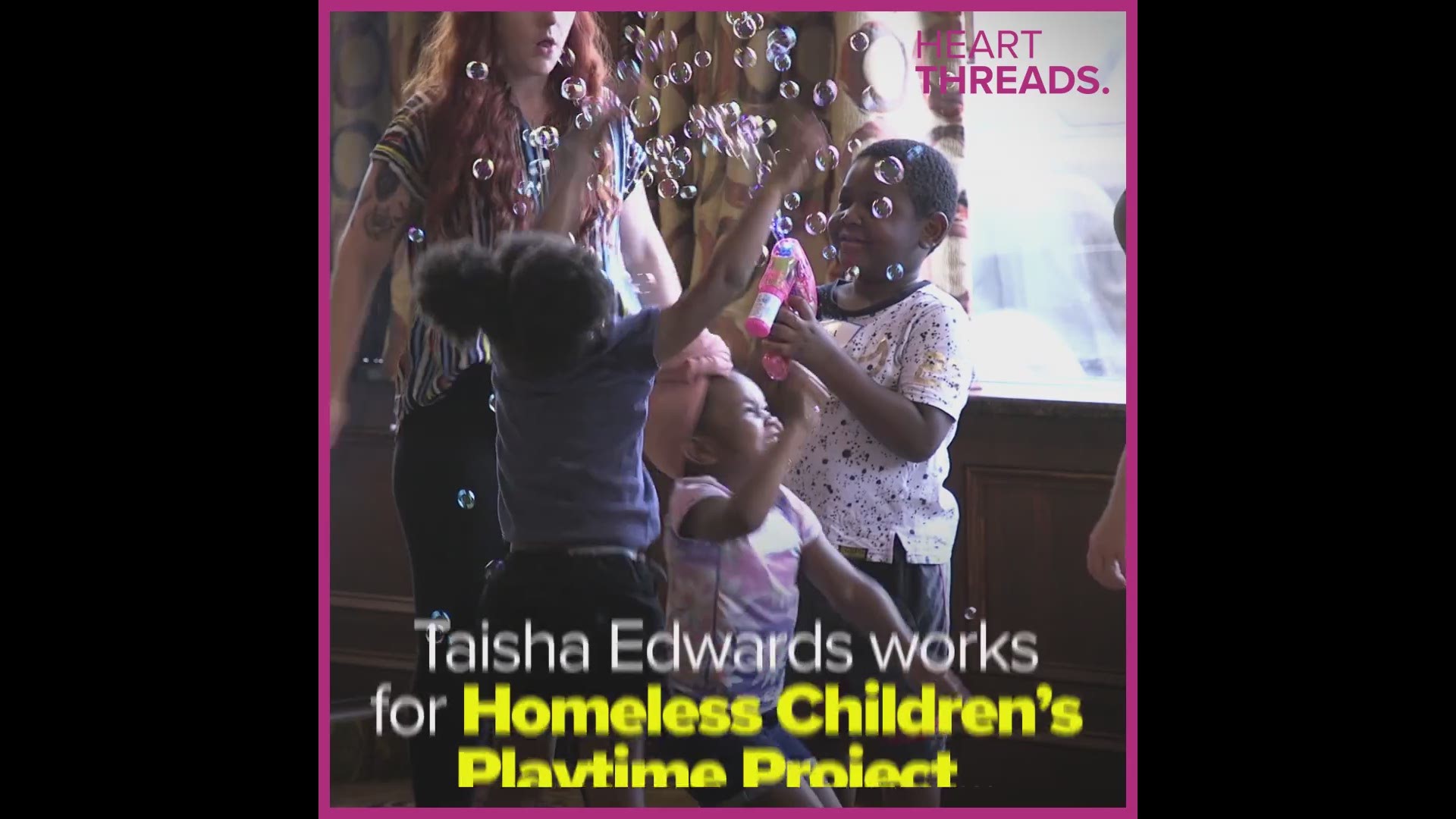Taisha Edwards learned about the impacts of homelessness on children and was inspired to help. Now she makes sure children experiencing homelessness have a safe place to play.