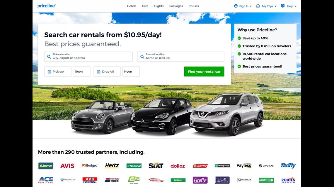 priceline car rentals