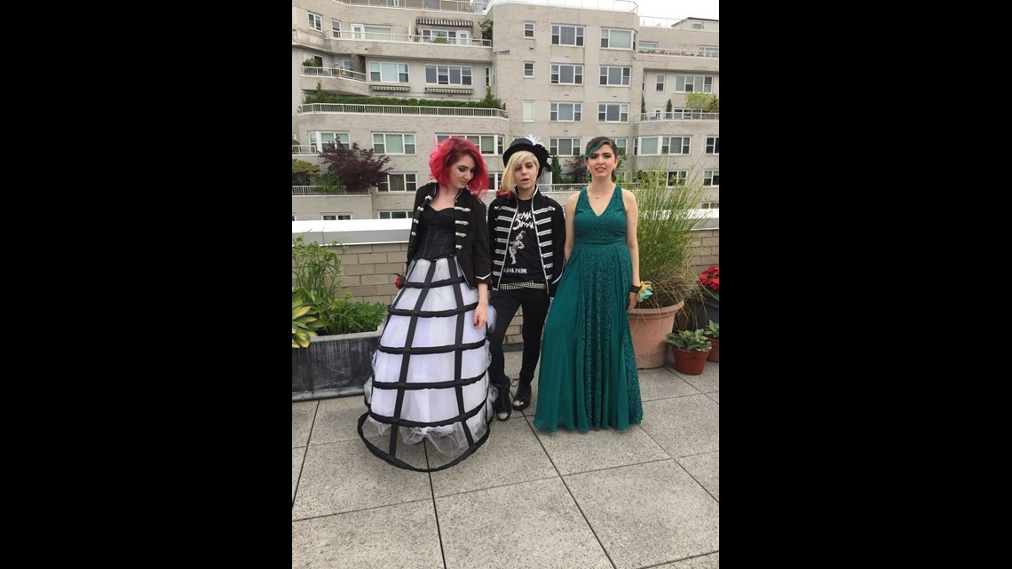 non binary prom outfit