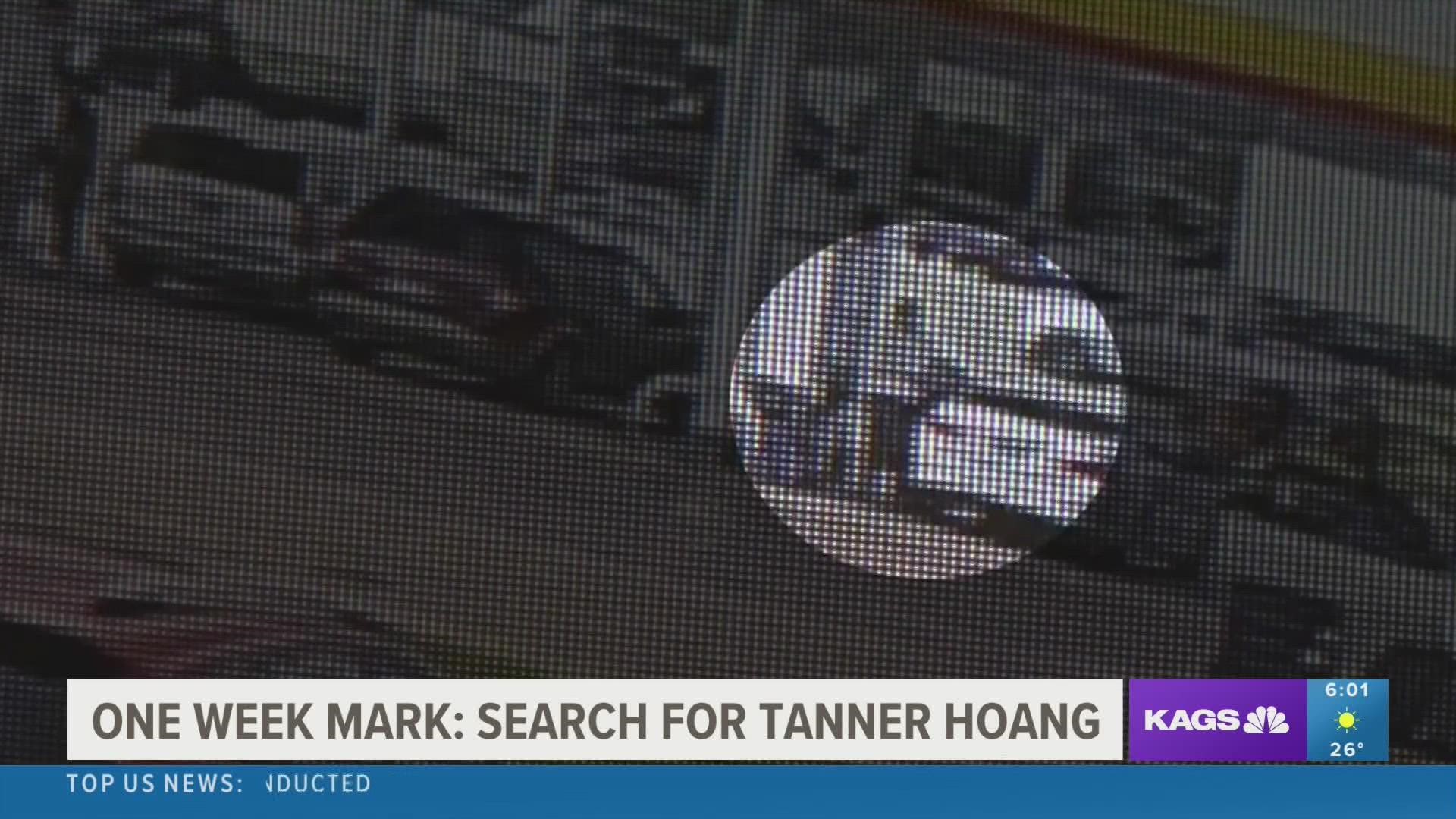 One week has officially passed since Tanner Hoang went missing, and since then clues about his whereabouts have surfaced, but he has not yet been located.