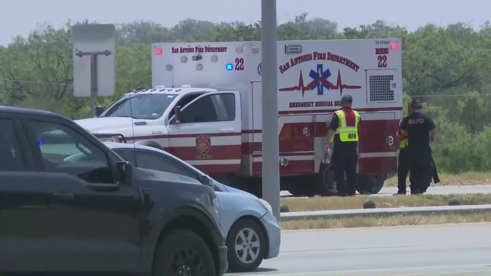 SAPD did not say what caused the accident. 