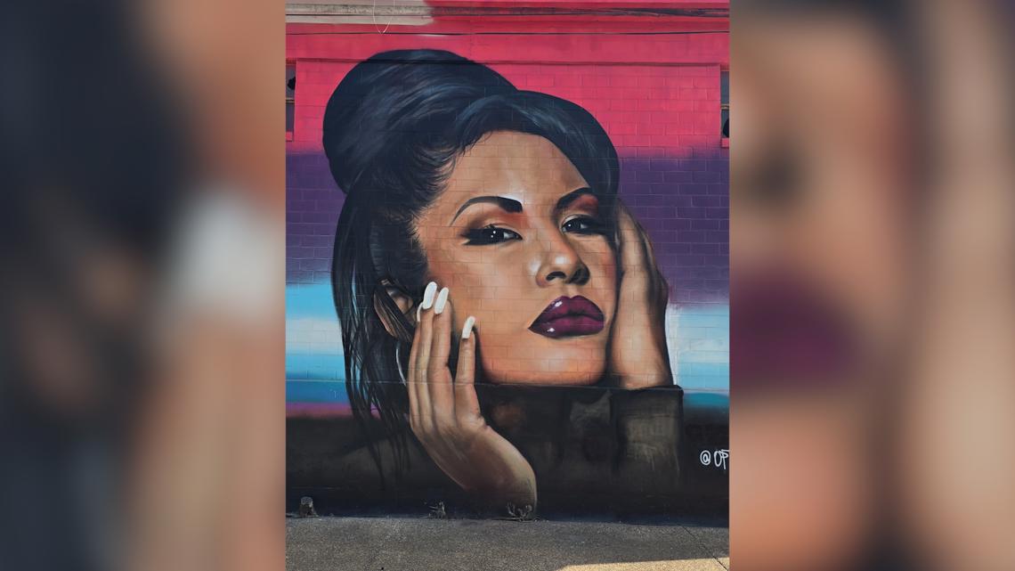 San Antonio artist honors Selena with vibrant new mural near downtown