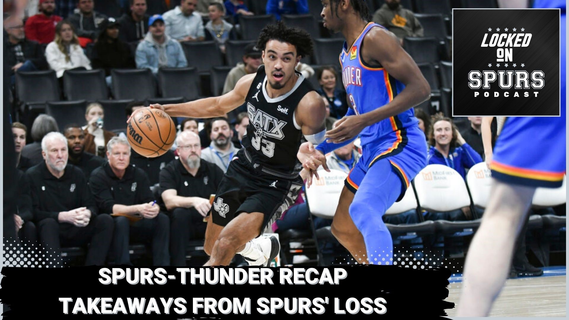The Spurs fell apart late in the game versus The Thunder.