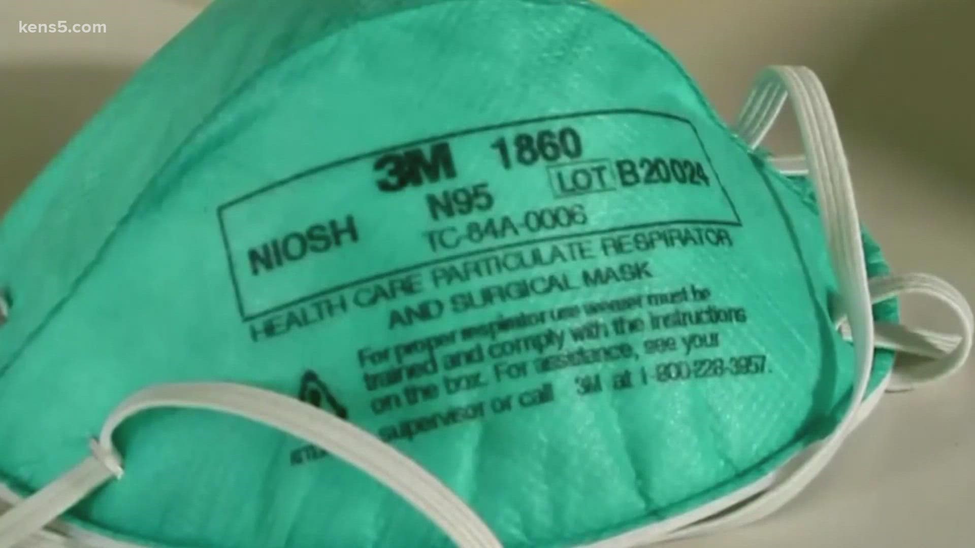 You can visit any H-E-B pharmacy and get up to three N95 masks thanks to a federal program that's giving away 400 million of them.