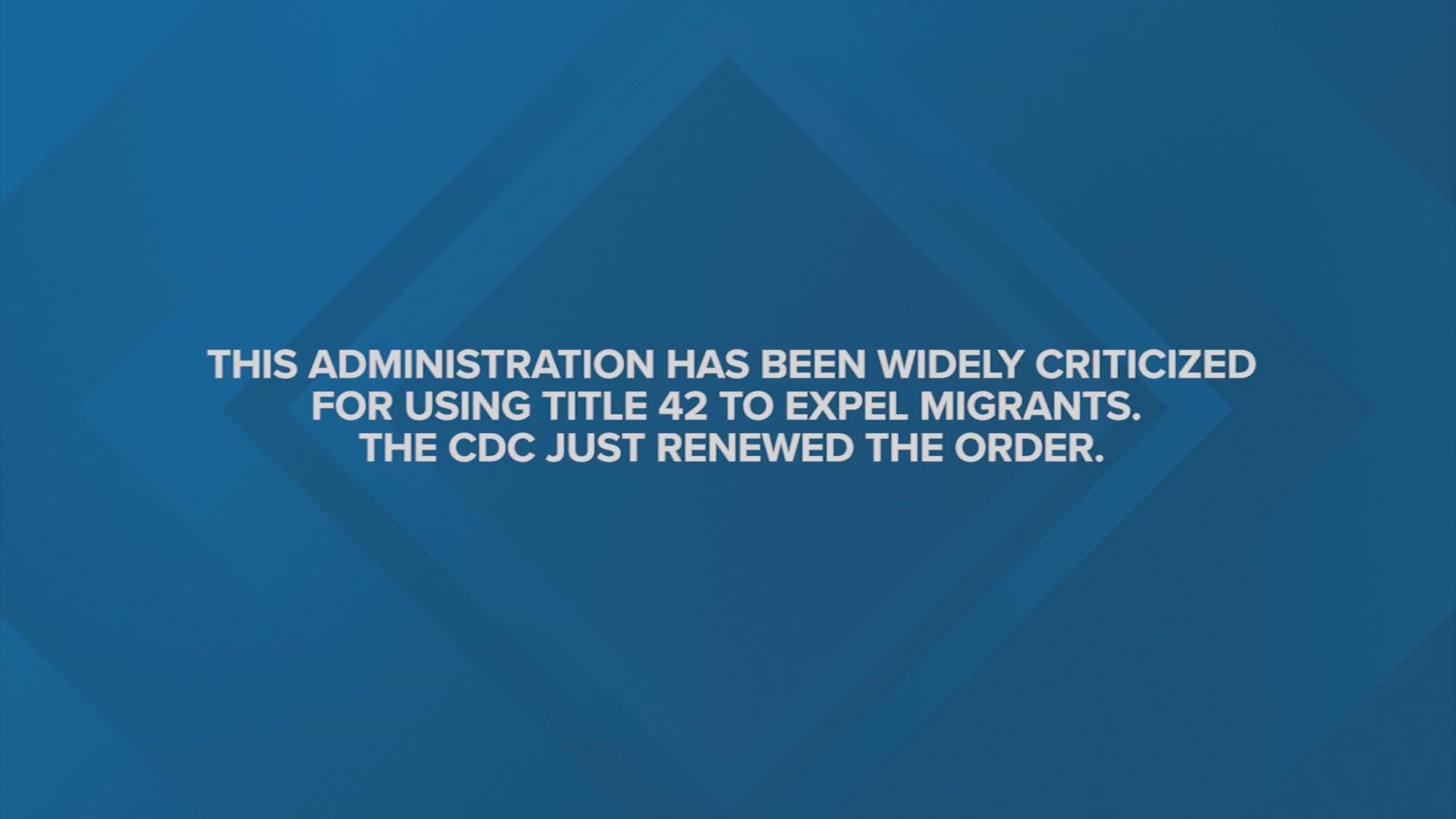 The blueprint talks about ensuring a “well-managed border,” implementing an orderly and fair processing of asylum applications, and making suggestions to Congress.