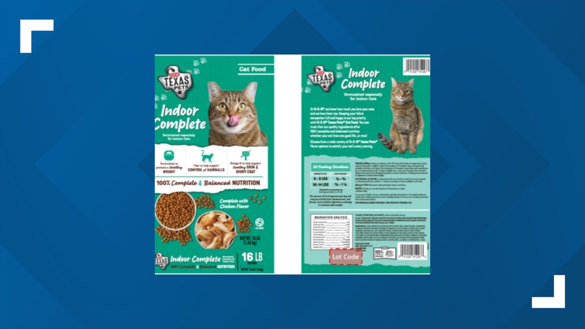 Local grocery store issue recall for dry cat food