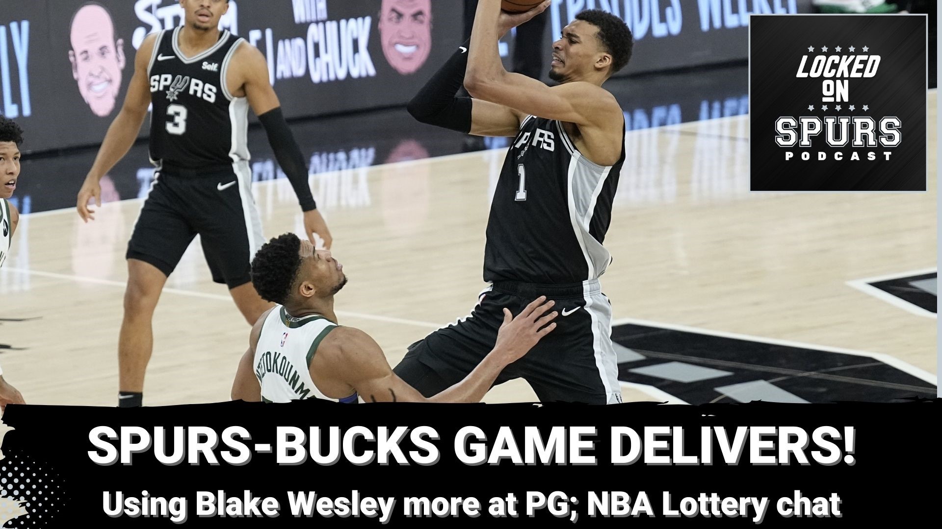It was a thrilling game but the Spurs could not secure the win over the Bucks.