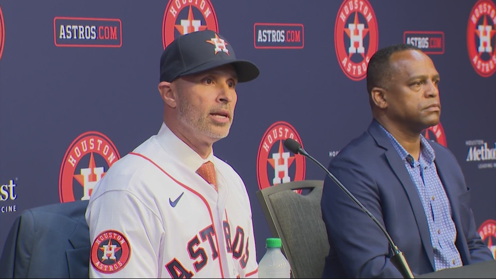 The Astros made it official Monday.  Joe Espada becomes the team's 20th manager.