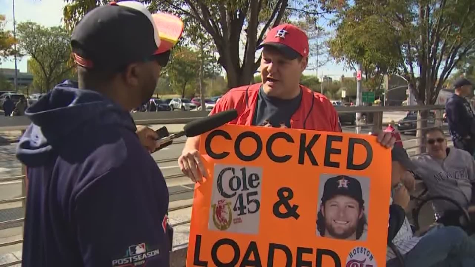 Astros fans think a rain out for Game 4 of the ALCS will be a plus for the team.