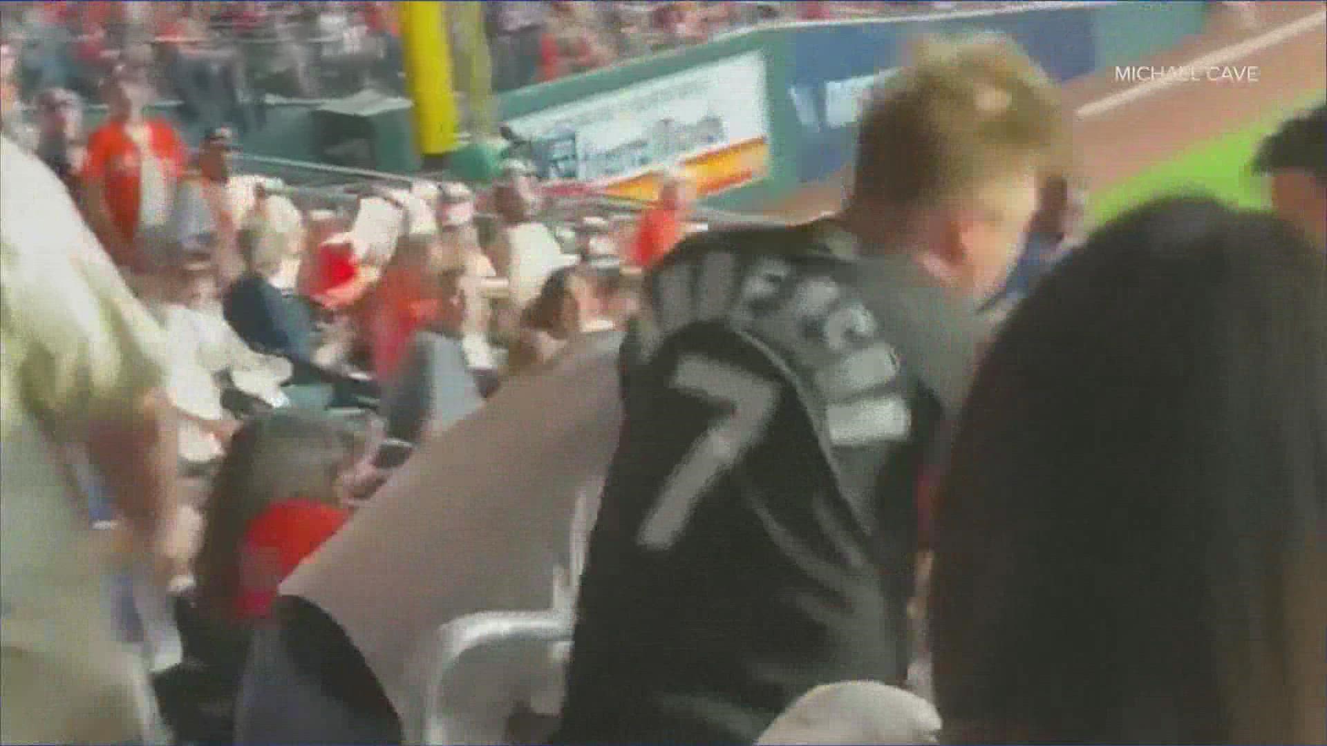A  video of an Astros fan sucker-punching a White Sox fan during Game 1 of the ALDS is going viral.