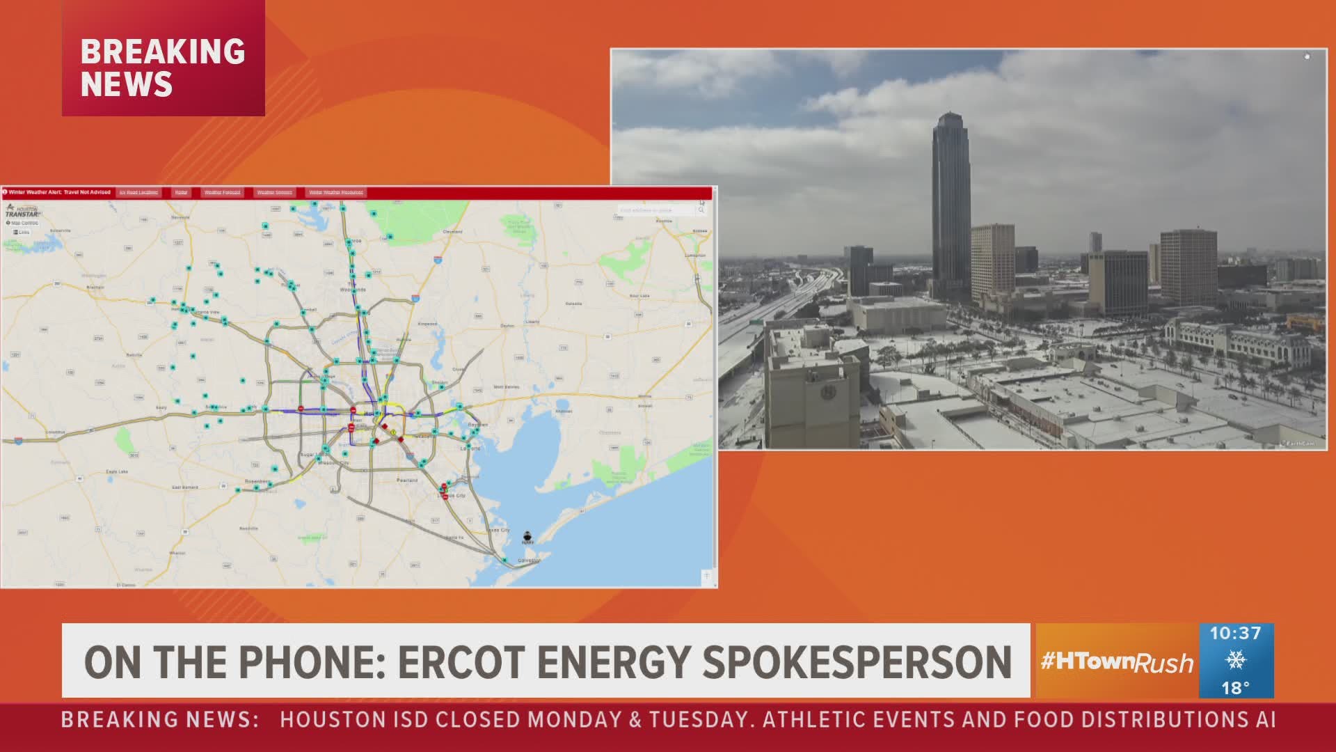 ERCOT gave an update at 10:30 a.m. Feb. 15 on the power outages due to the severe cold weather across Texas.