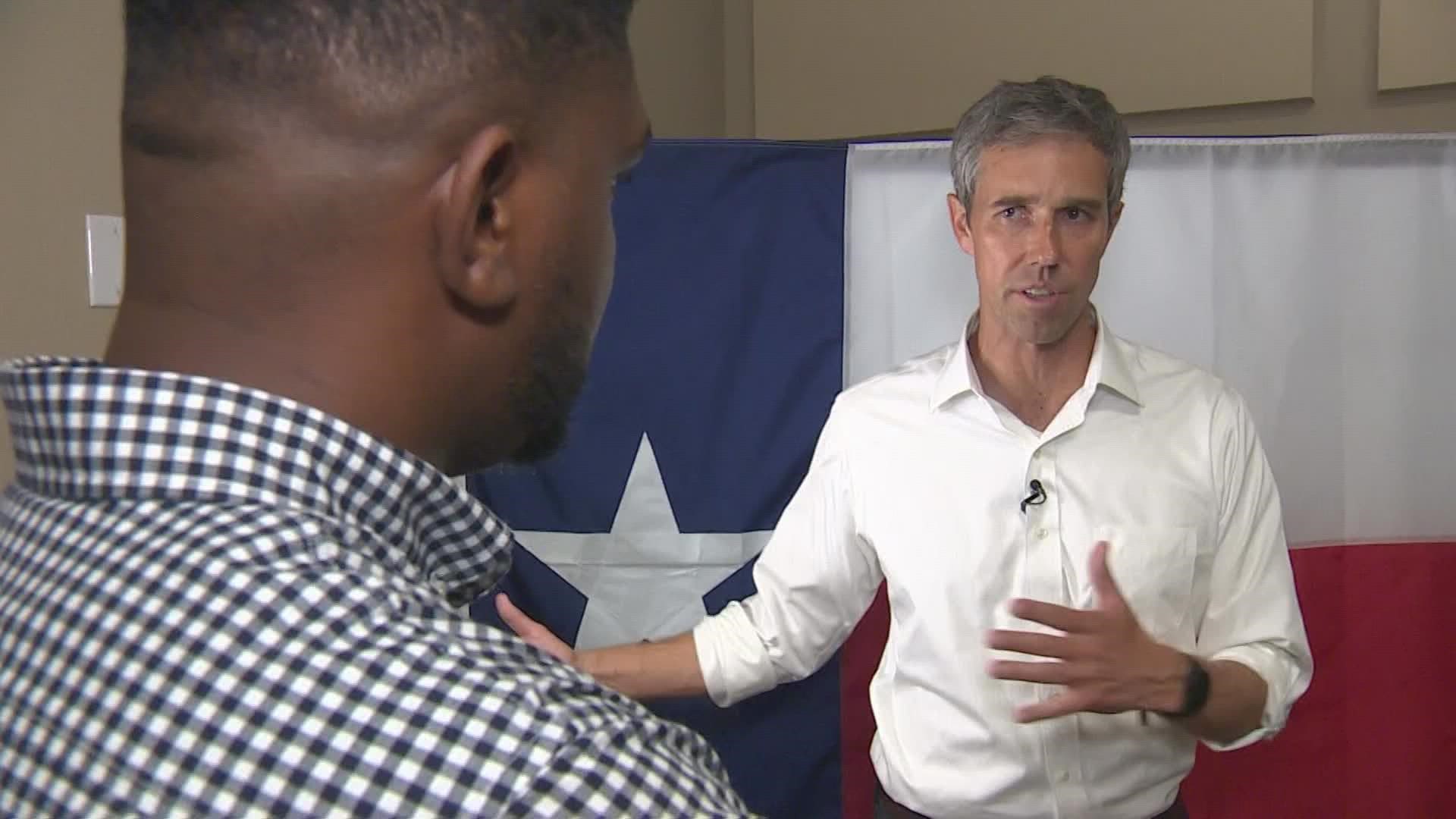 O'Rourke is hoping to turn out voters from both big cities and small towns, even in some of the state's most conservative areas.