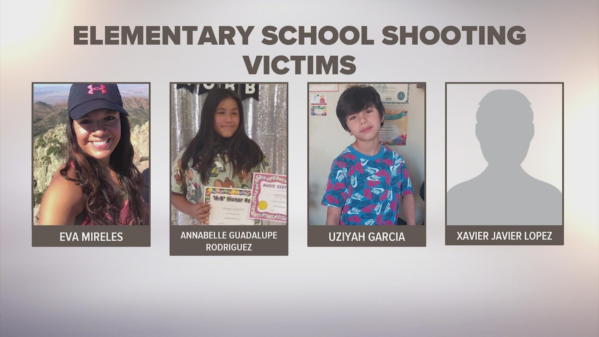 The shooting was Texas' deadliest school shooting in history.