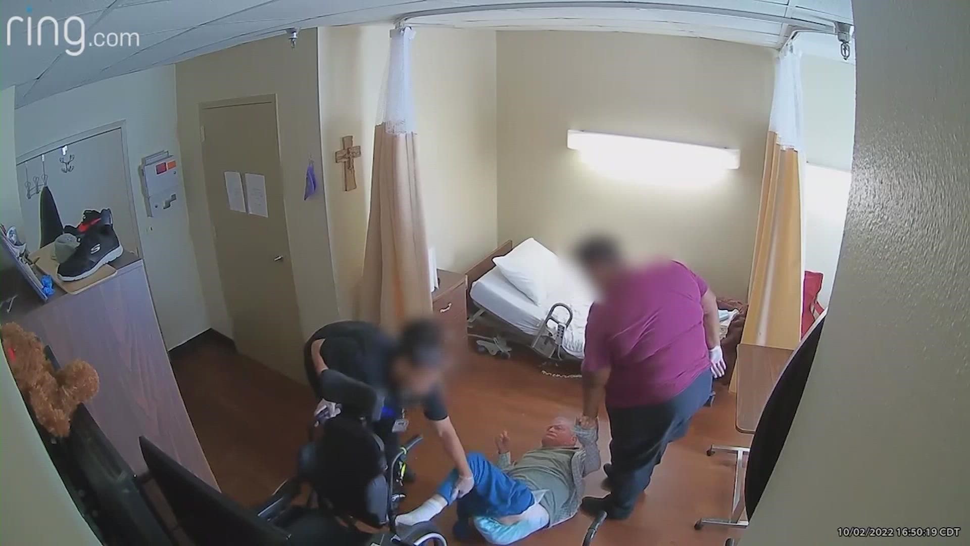 A Houston family is demanding action after they said their loved one was caught on camera being abused at a Texas City nursing home.