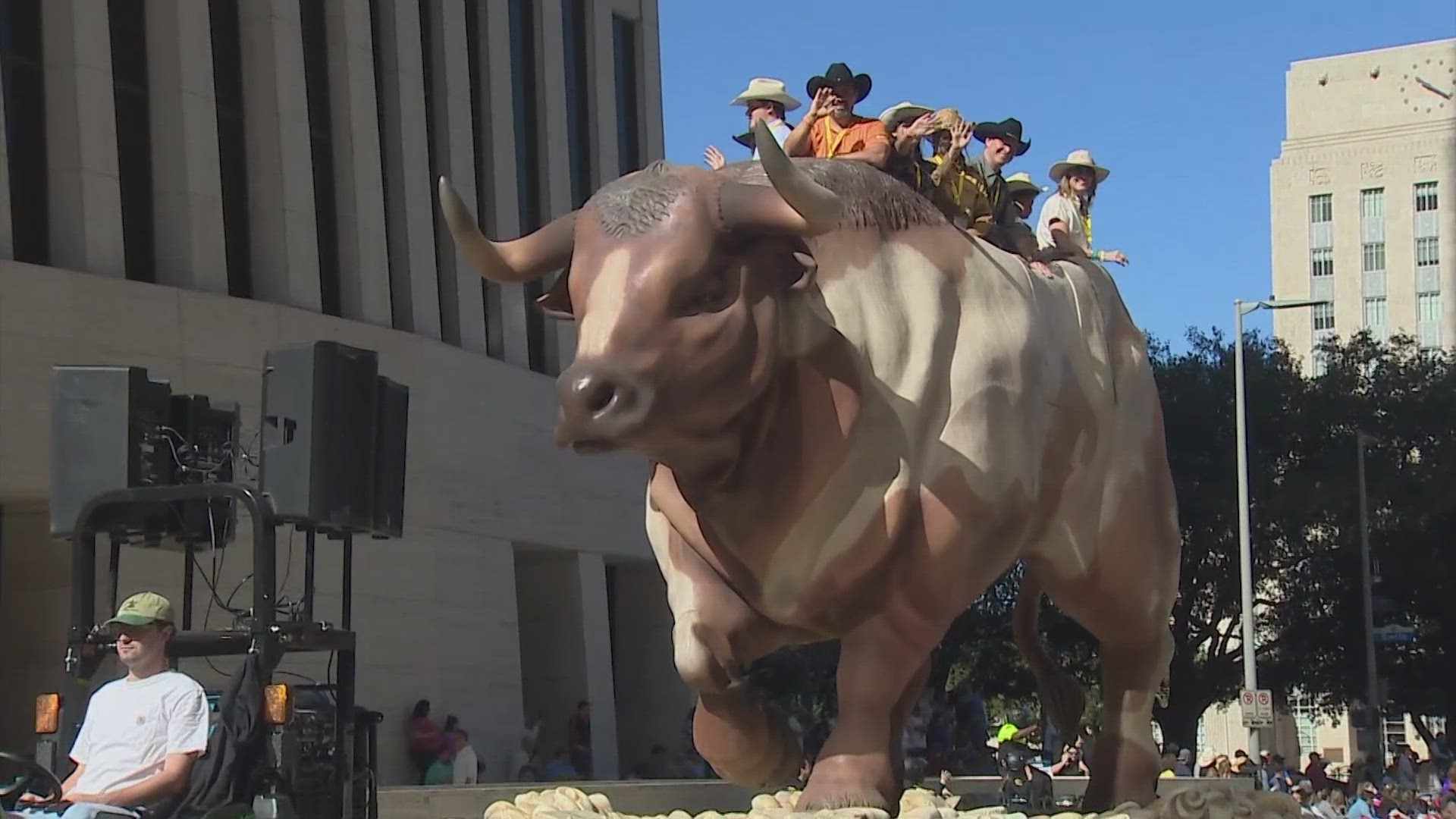 The rodeo parade tradition goes back 85 years.