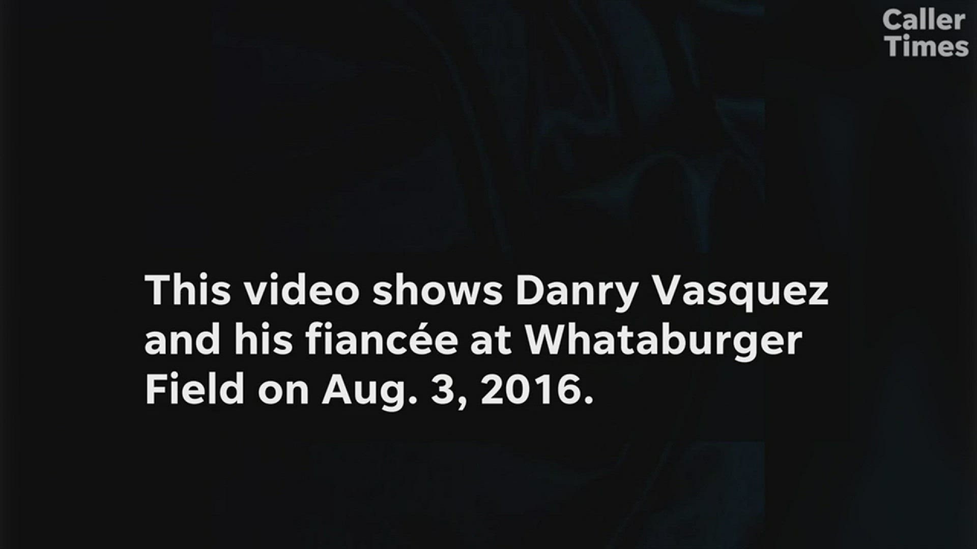 Surveillance cameras in a stairwell at Whataburger Field shows then-Corpus Christi Hook Danry Vasquez repeatedly striking his fianc�e.