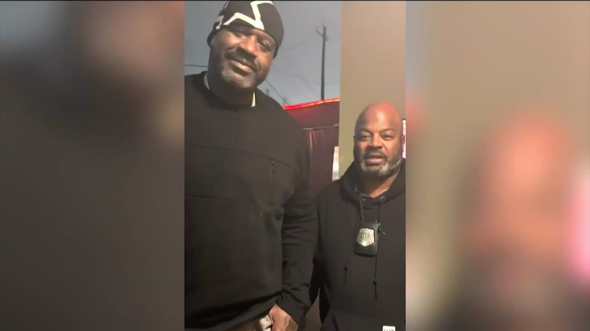 A Houston cop is getting his 15 minutes of fame after he pulled over a basketball legend.
