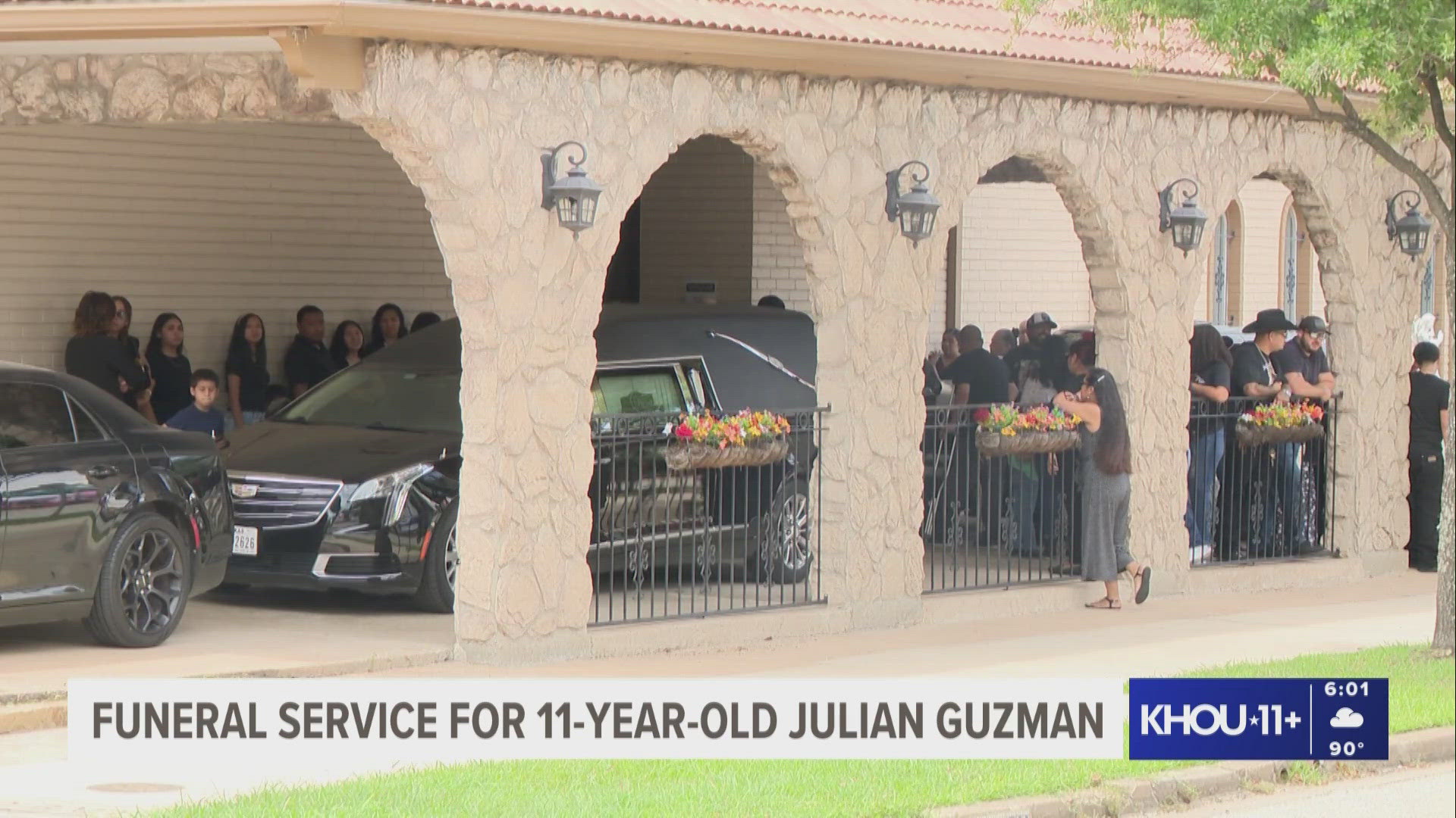 Community honors Julian Guzman at funeral in Houston | kiiitv.com