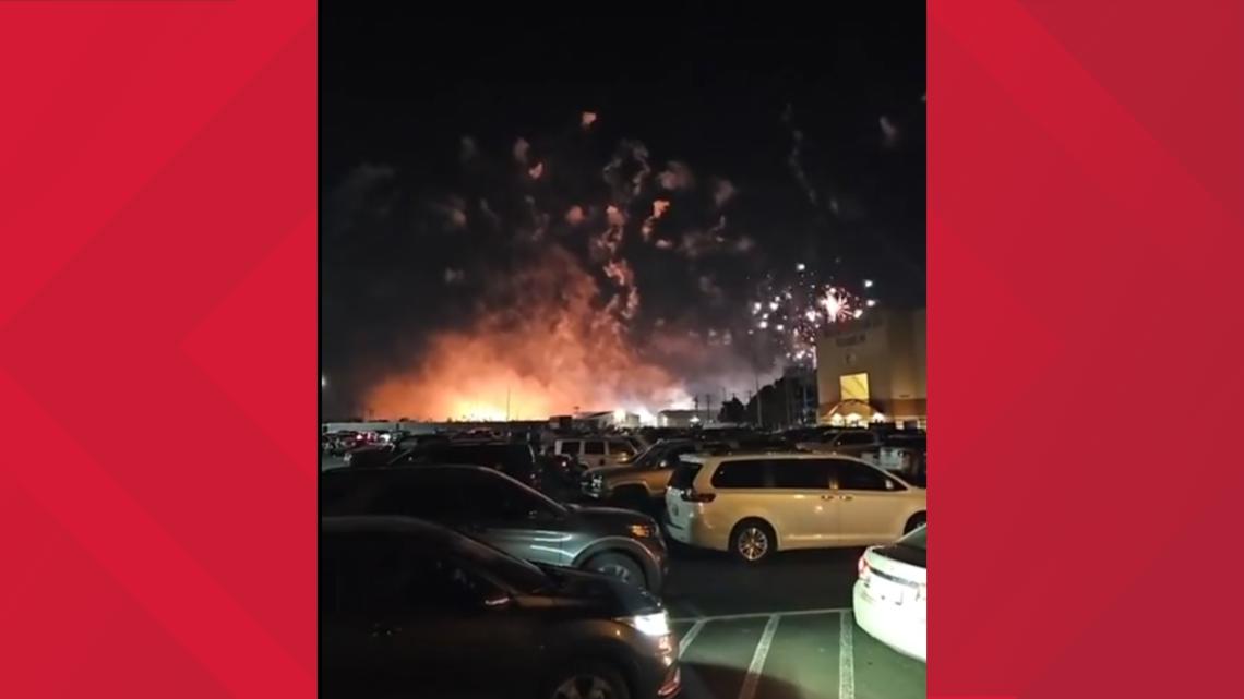 Grass fire at Abilene fireworks show prompts social media | kiiitv.com