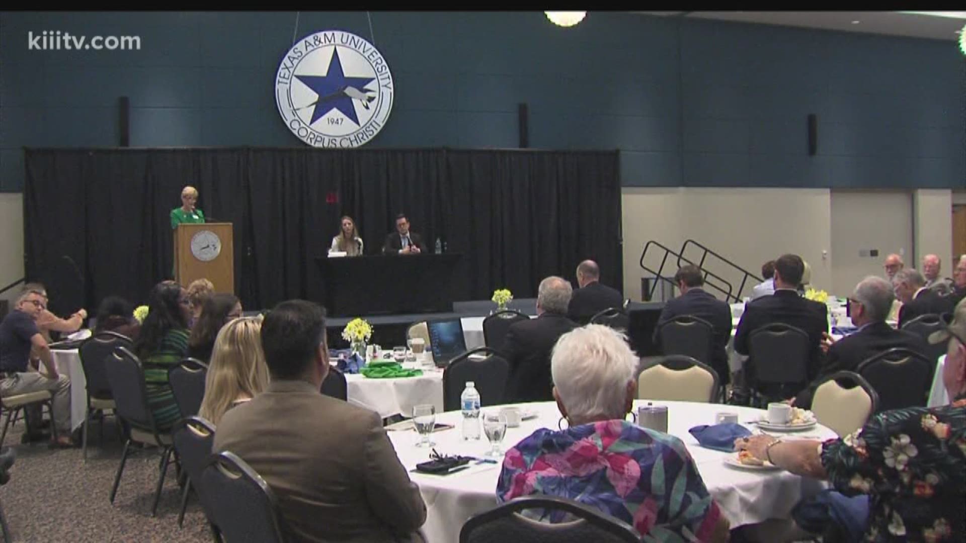 About 100 community leaders, students and Coastal Bend residents gathered Thursday at Texas A&M University-Corpus Christi to hear State Rep. Todd Hunter talk about his newest priority in state government -- transparency.