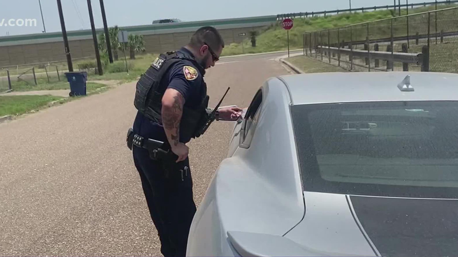 Falfurrias police department Click It or Ticket Texas