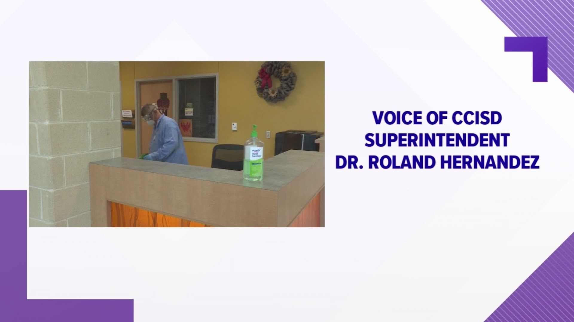 Parents received a voice message Wednesday from CCISD Superintendent Dr. Roland Hernandez.