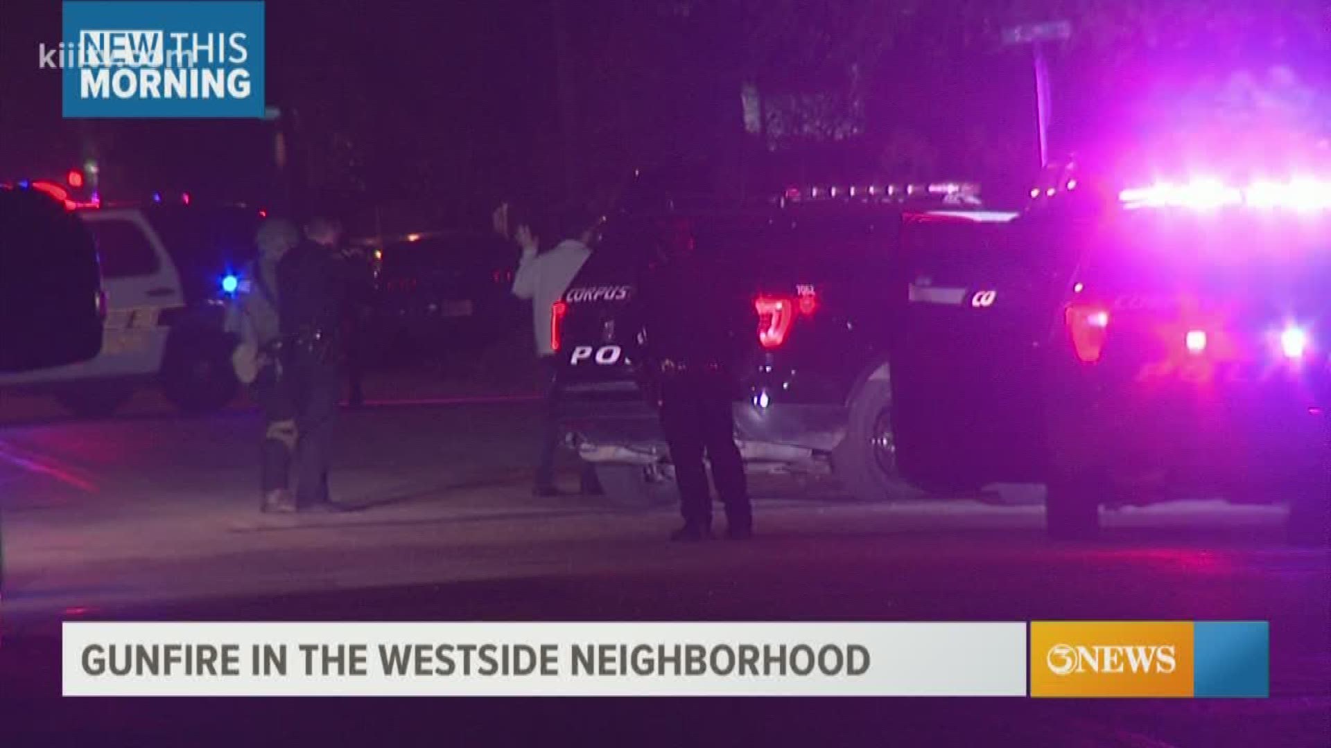 Some residents in Corpus Christi's westside woke up Monday morning to shots being fired in their neighborhood.