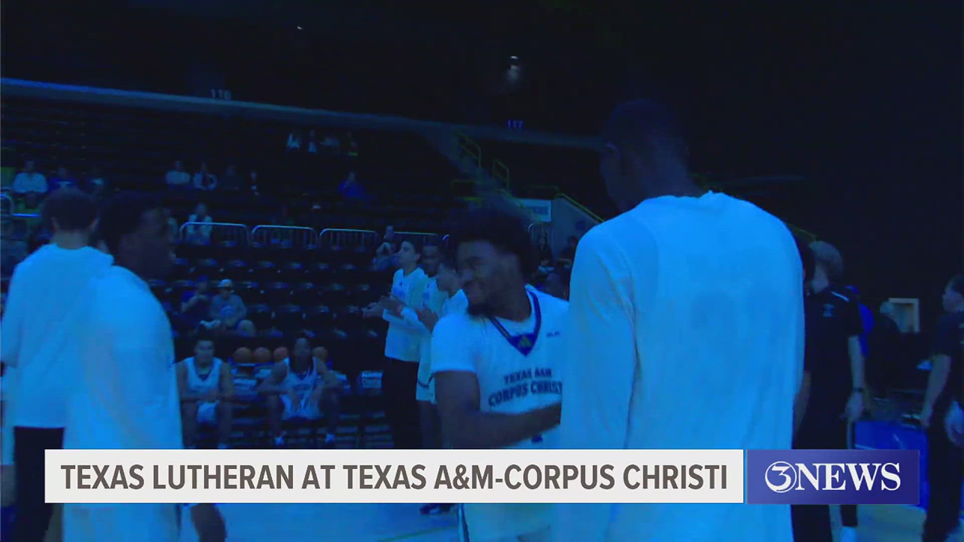 Kam Parker's 15 points lead the way for Texas A&M-Corpus Christi in a win over the Division III Bulldogs.