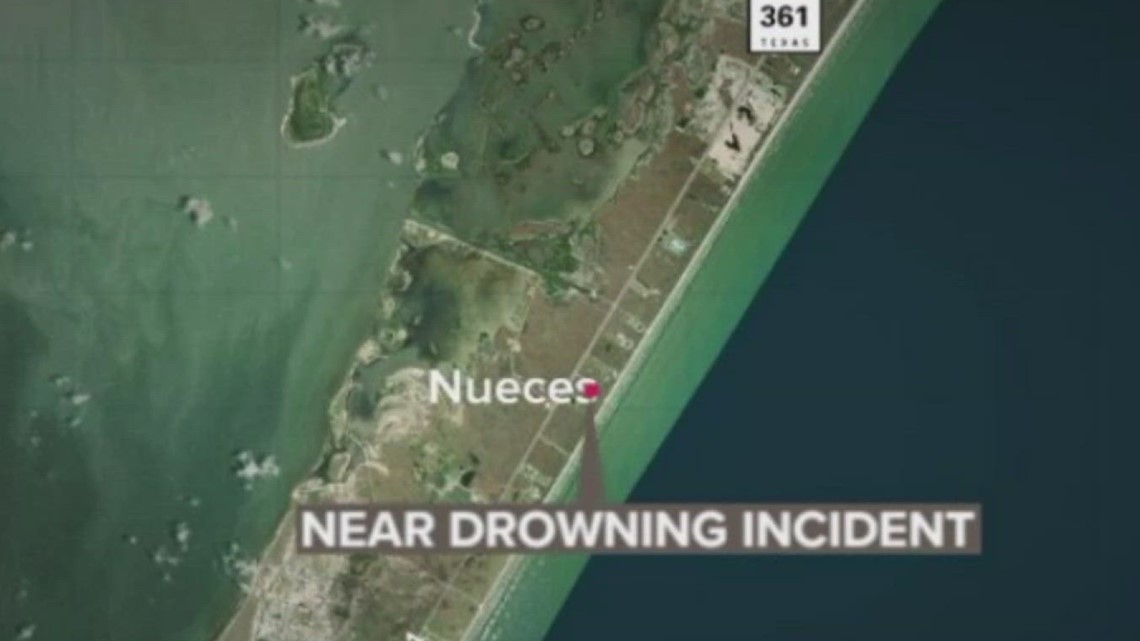Near drowning incident at beach marker 86