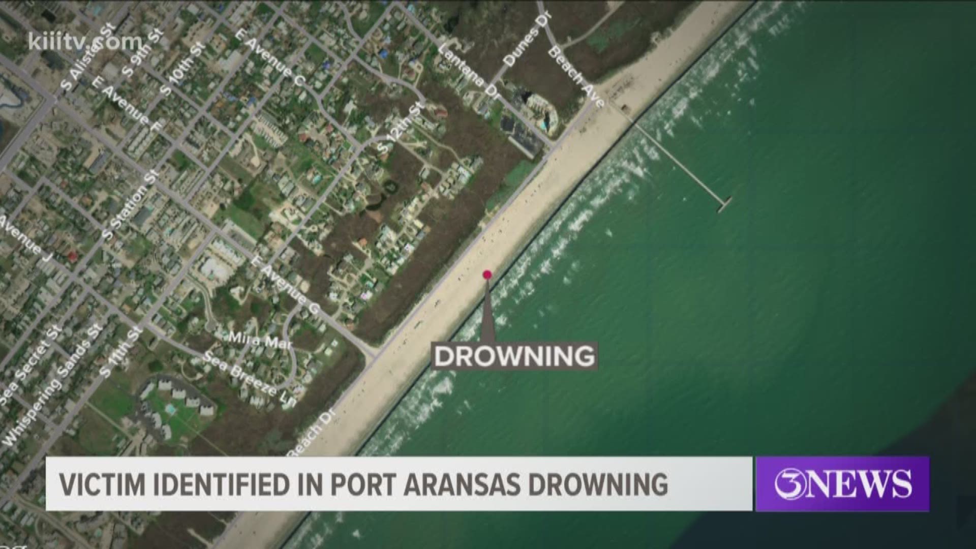 A three-year-old boy who drowned in the waters of Port Aransas, Texas, over the weekend has been identfied by the Nueces County Medical Examiner's Office.