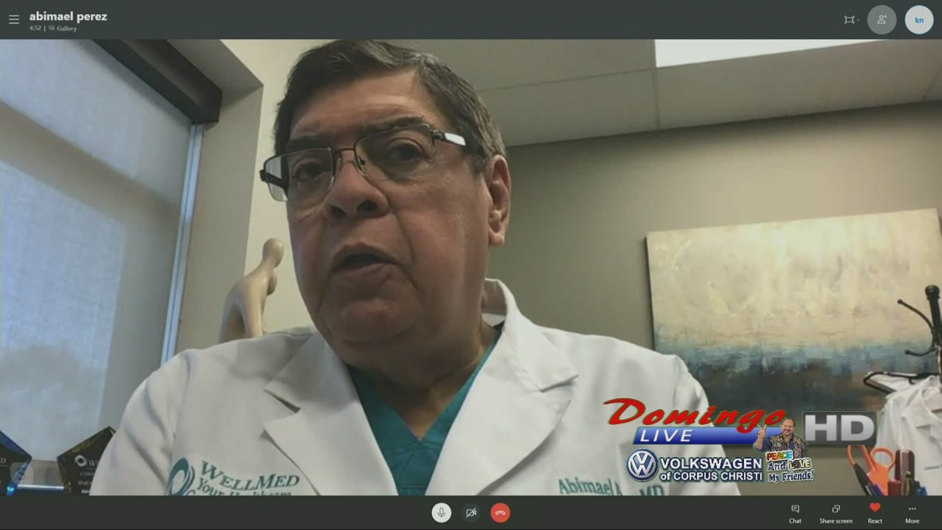 Rudy Trevino and Barbi Leo interview Dr. Abimael Perez regarding Covid-19 info and facts.