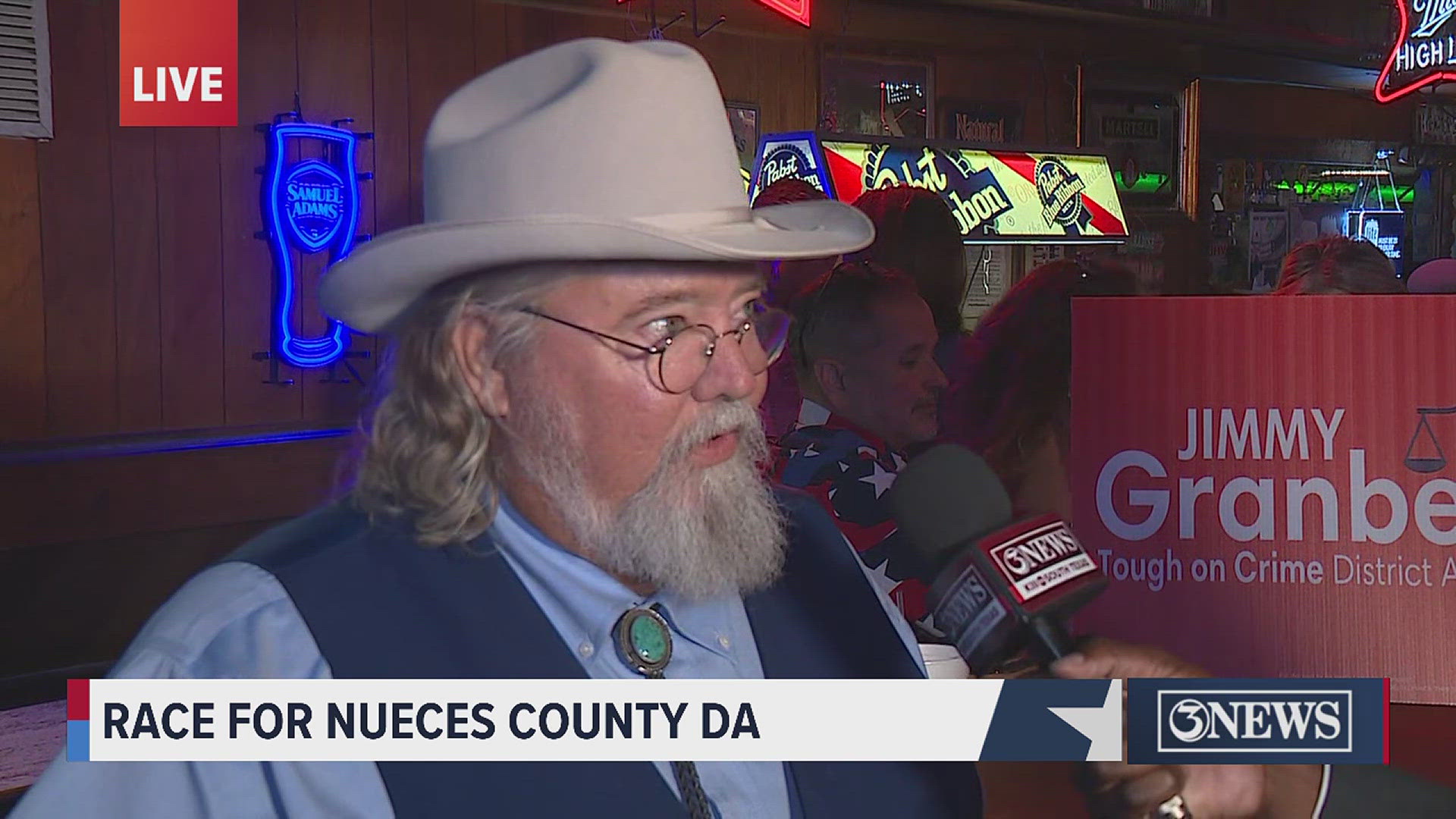 Jimmy Granberry talks about his plans for the Nueces County DA's Office. 