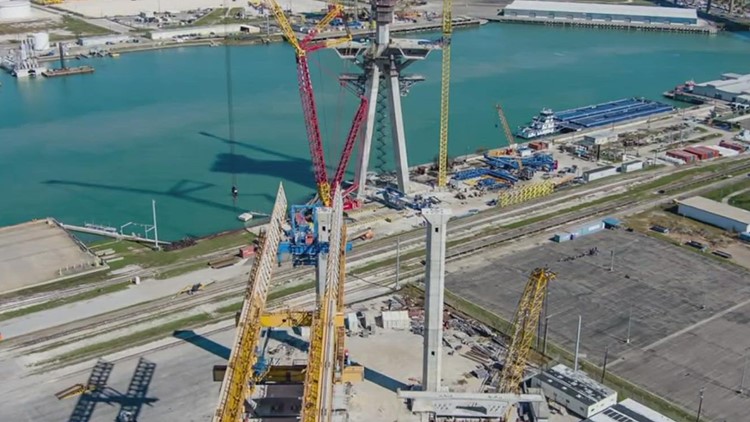 TxDOT proud of Harbor Bridge progress following construction delays